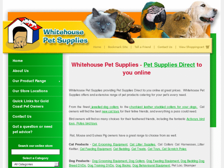 www.whitehousepetsupplies.com