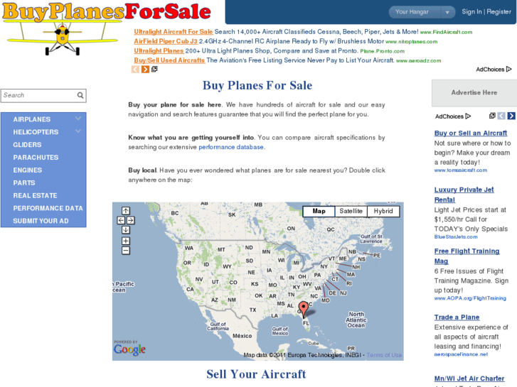 www.buyplanesforsale.com