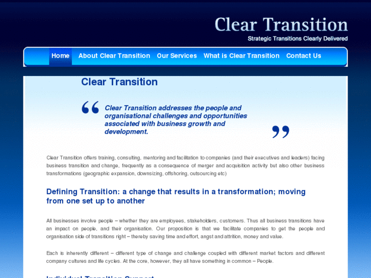 www.cleartransition.com
