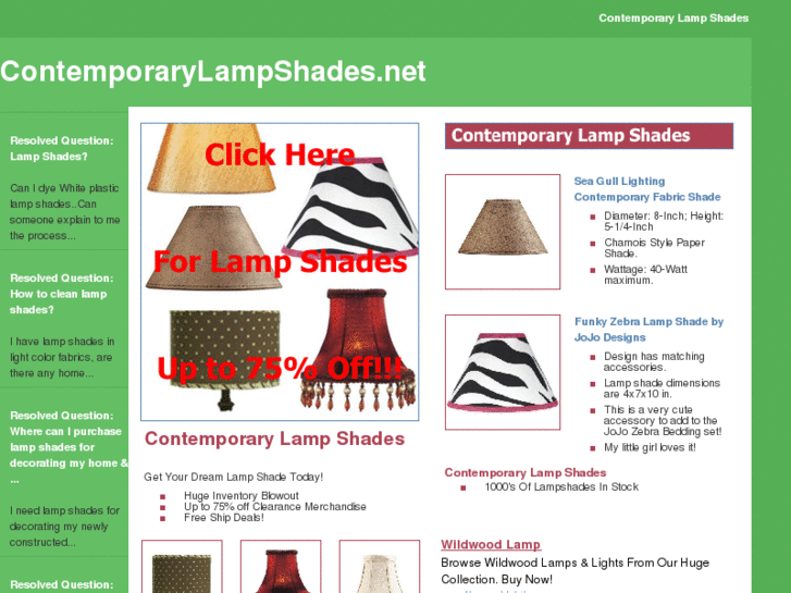 www.contemporarylampshades.net