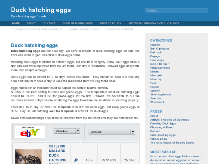 www.duckhatchingeggs.com