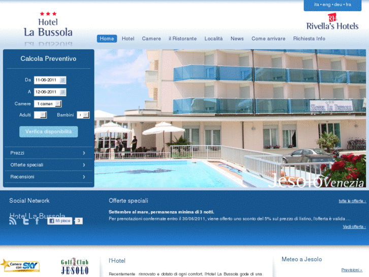 www.hotellabussolajesolo.it