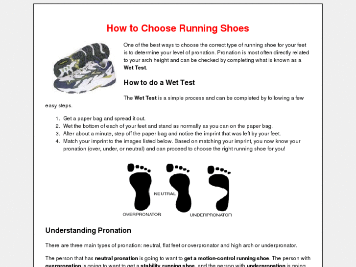 www.howtochooserunningshoes.com