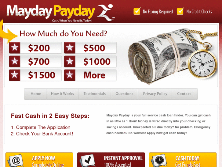 www.maydaypaydayloans.com