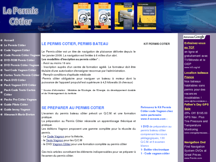 www.permis-mer-cotier.fr