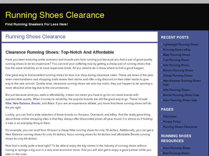 www.runningshoesclearance.com