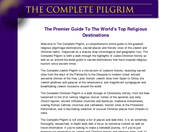 www.thecompletepilgrim.com