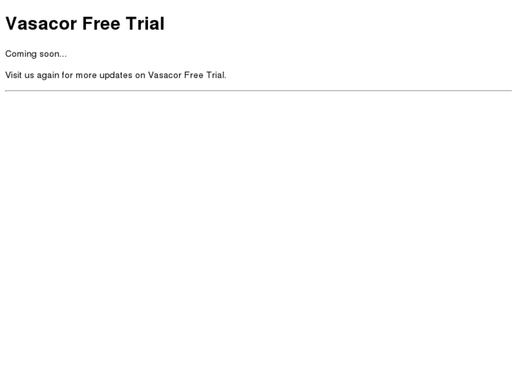 www.vasacorfreetrial.com