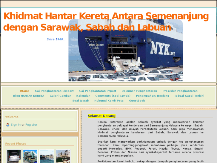 www.hantarkereta.biz