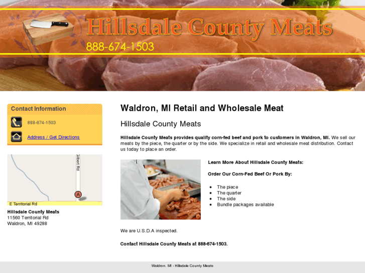 www.hillsdalecountymeatsmi.com