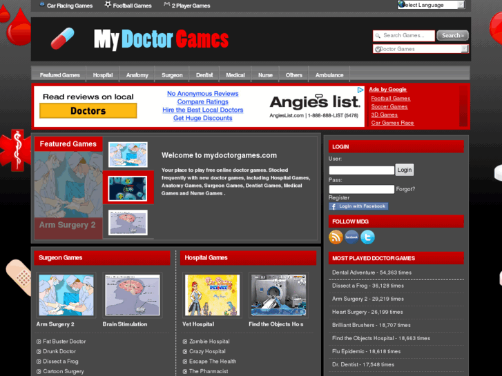 www.mydoctorgames.com