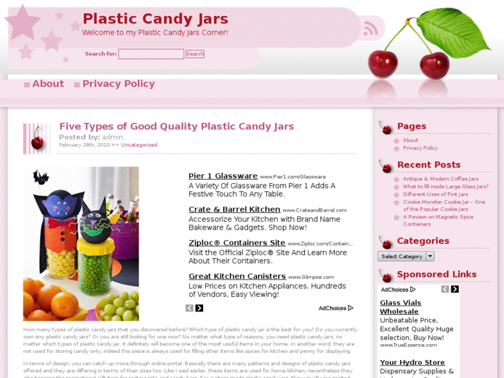 www.plasticcandyjars.net