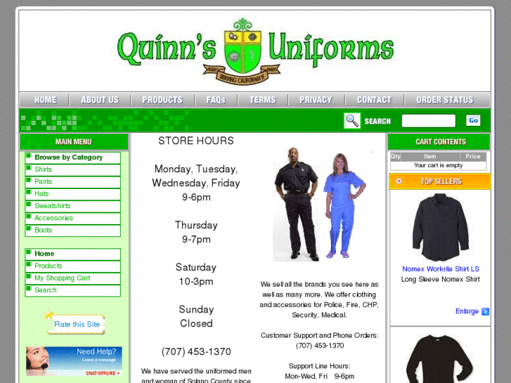 www.quinns-uniforms.com