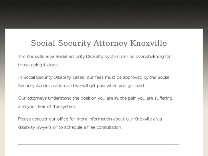 www.socialsecurityattorneyknoxville.net