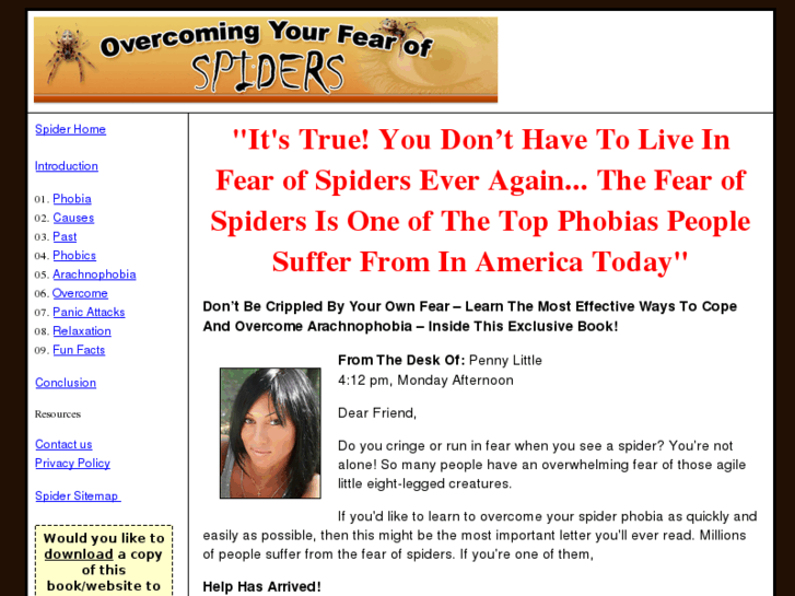 www.spiderfear.net