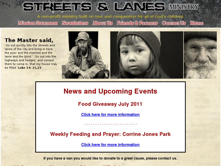 www.streetsandlanesministry.com