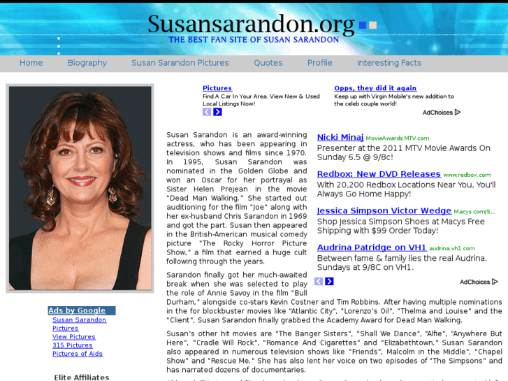 www.susansarandon.org