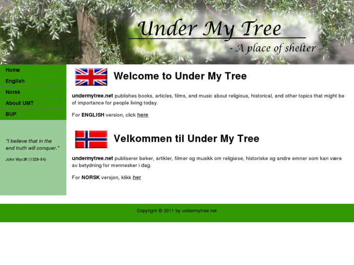 www.undermytree.net