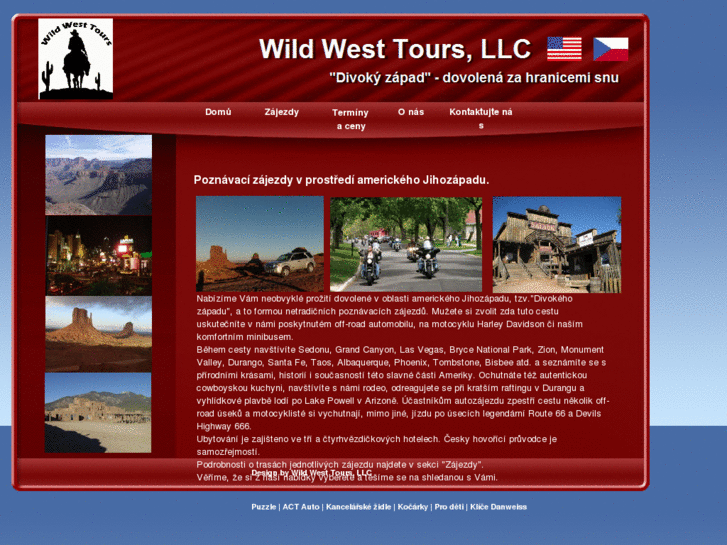 www.wildwesttours.cz