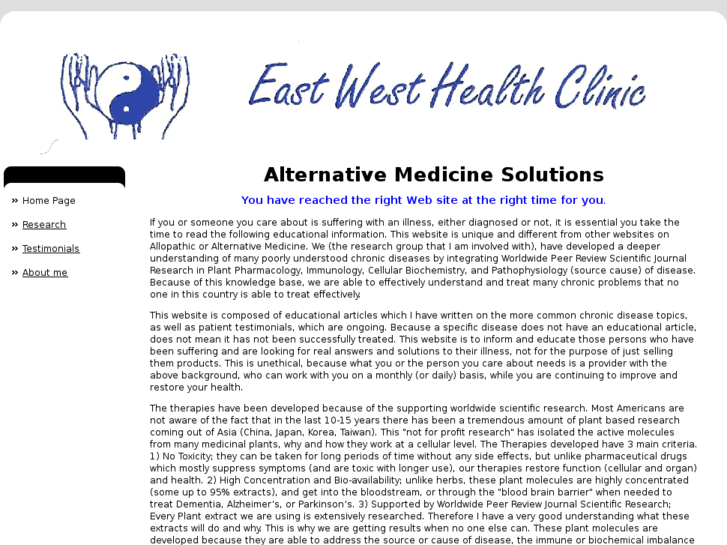 www.alternativemedicineoptionsandsolutions.com