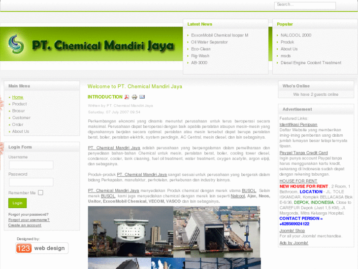 www.chemicalmandirijaya.com