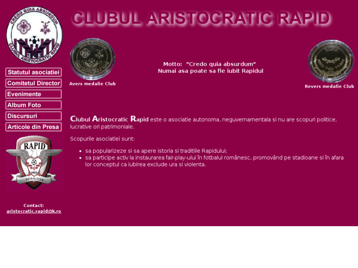 www.clubul-aristocratic-rapid.ro