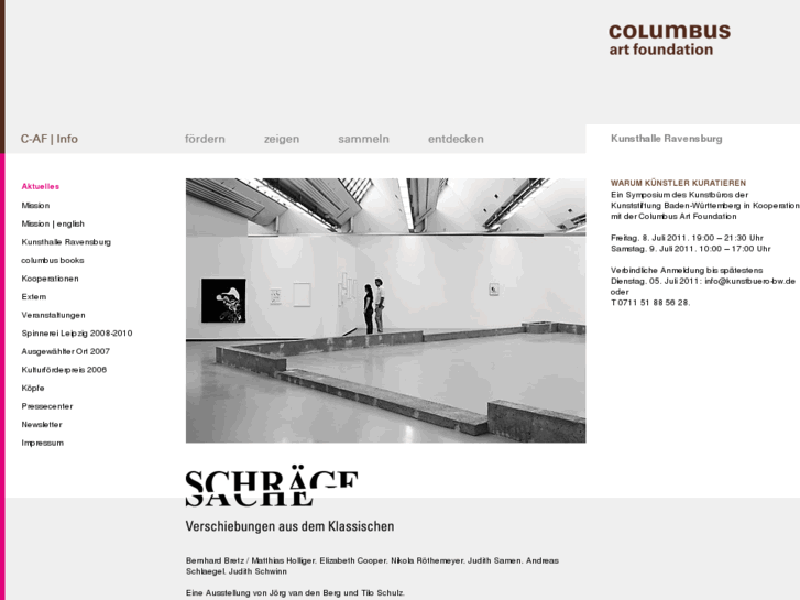 www.columbus-artfoundation.de