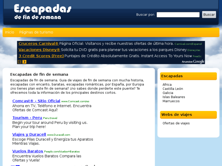 www.escapadasdefindesemana.es