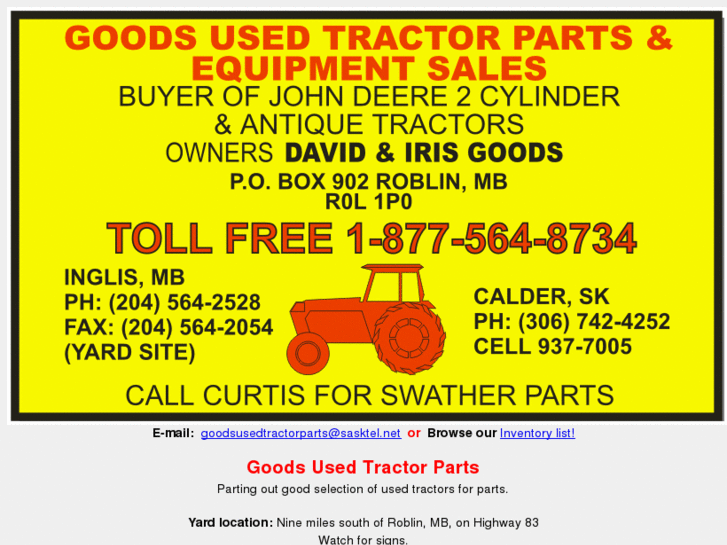 www.goodsusedtractorparts.com