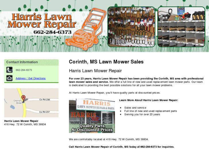 www.harrislawnmowerrepair.com