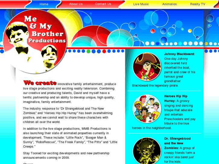 www.meandmybrotherproductions.com