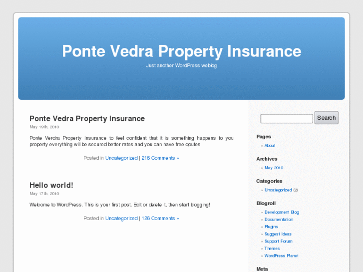 www.pontevedrapropertyinsurance.com