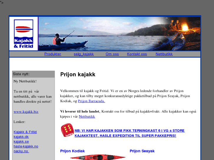 www.prijon-kajakk.no