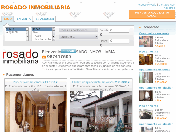 www.rosadoinmobiliaria.com