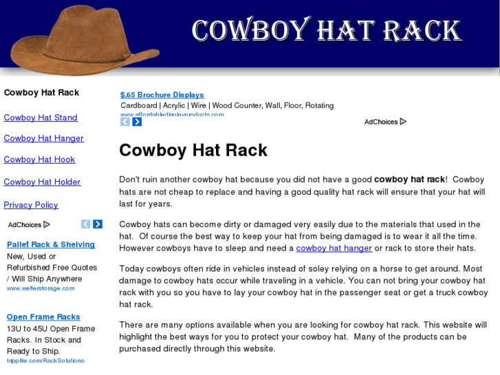 www.cowboyhatrack.net