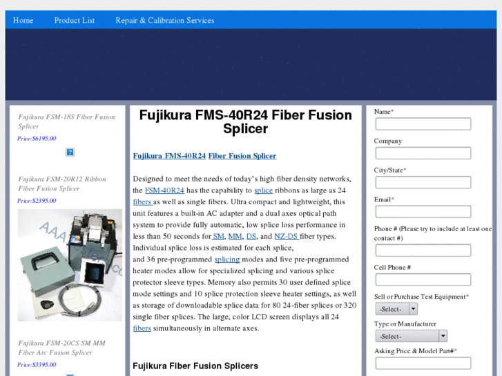 www.fsm-40r24fiberfusionsplicer.com