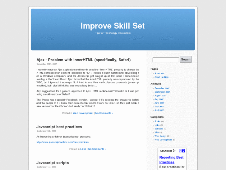 www.improveskillset.com