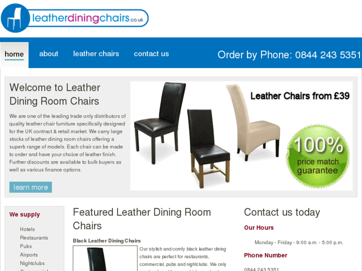 www.leatherdiningroomchairs.co.uk