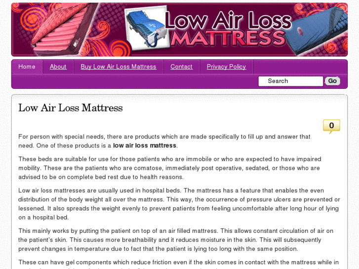 www.lowairlossmattress.net