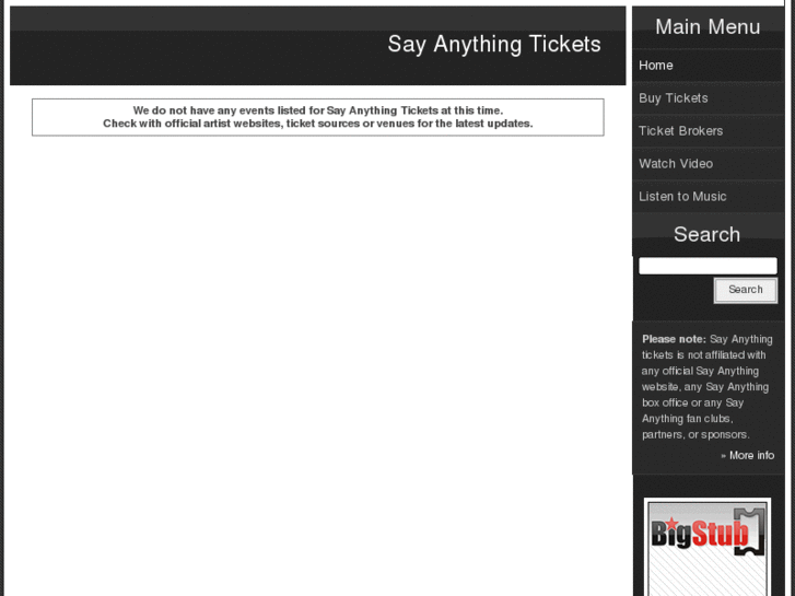 www.sayanythingtickets.com