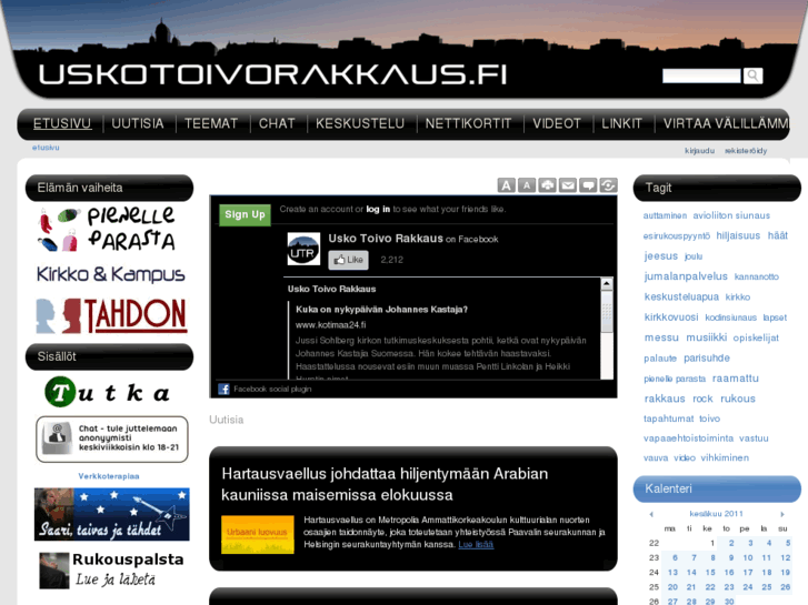 www.uskotoivorakkaus.fi