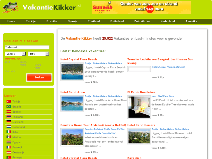 www.vakantiekikker.nl