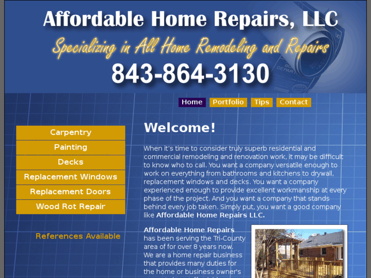 www.affordablehomerepairsc.com