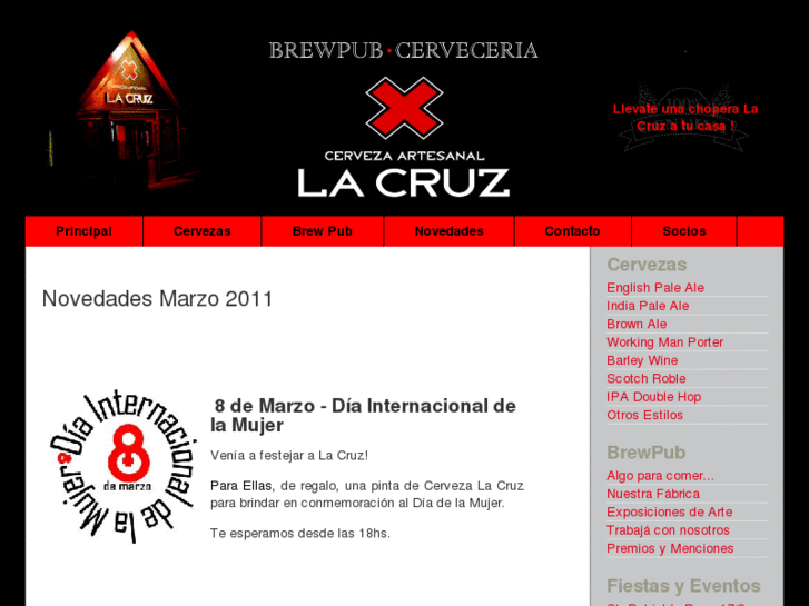 www.cervecerialacruz.com.ar