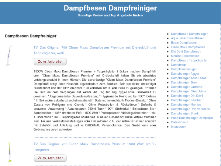 www.dampfbesen-dampfreiniger.de