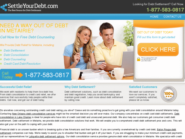 www.debtconsolidationmetairie.com