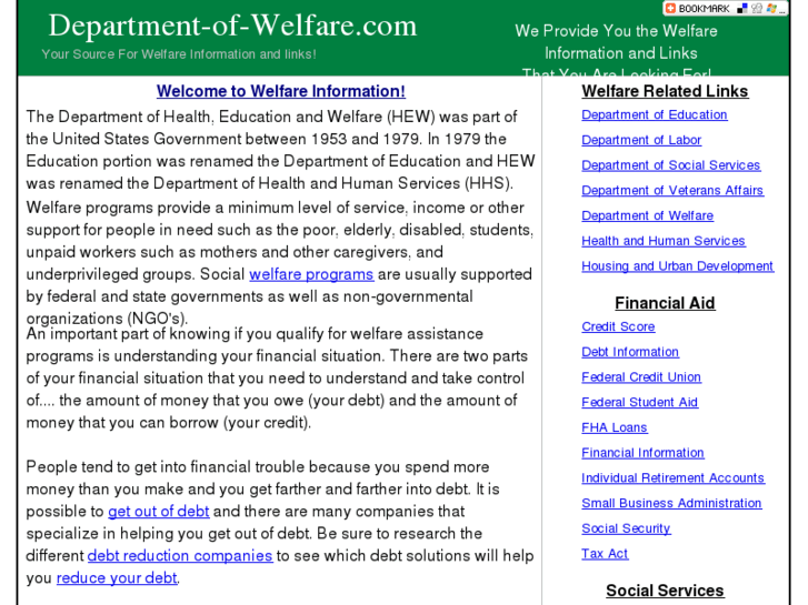 www.department-of-welfare.com