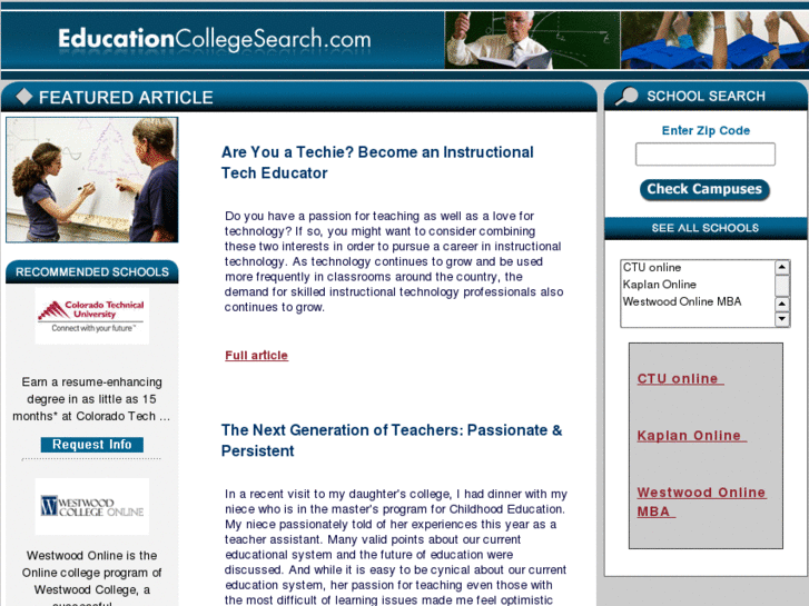 www.educationcollegesearch.com