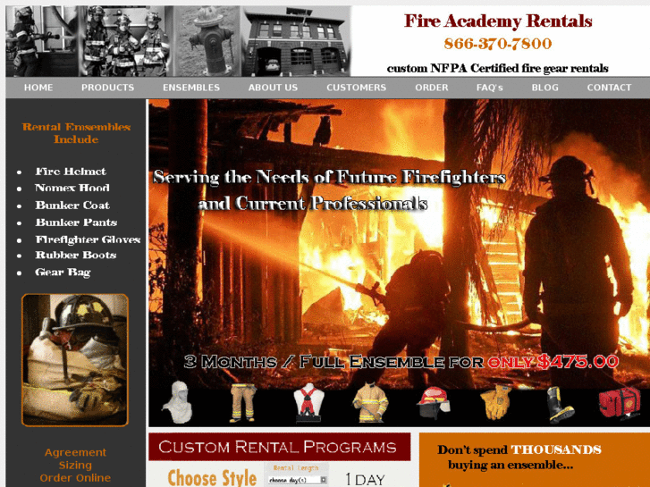 www.fireacademyrentals.com