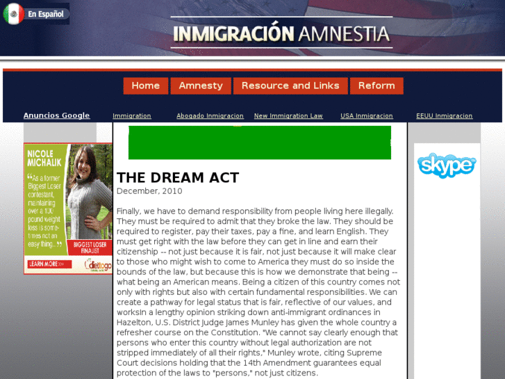 www.inmigracionamnestia.com